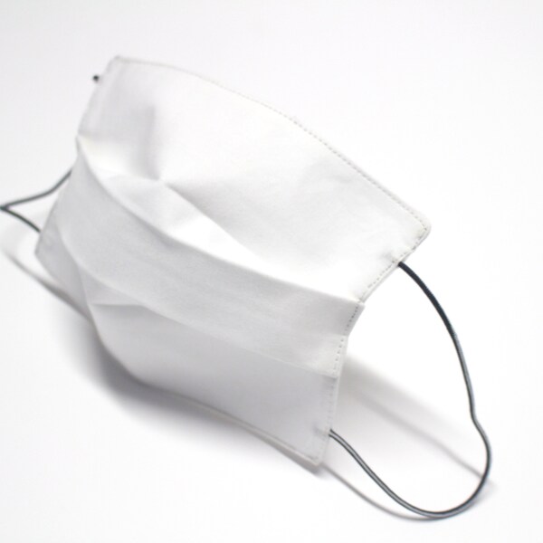 Washable Face Mask, Reusable face mask, Anti-dust mask, Smog mask, 100% Cotton, White face mask