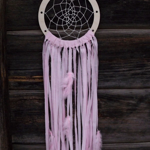 Dream Catcher Pink Dream Catcher Feather Handmade Window Hanging Wall Hanging Bohemian Dreamcatcher Boho Hippie Girls Home Decor