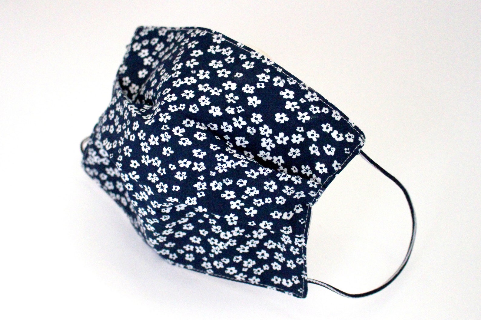 Reuse face mask Dark Blue Facial Mask Washable Reusable Etsy