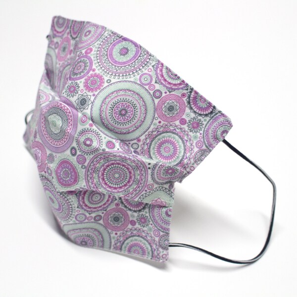 Violet Face Mask, Protective face mask, Reusable face mask, Washable, Anti-dust mask, Smog mask, 100% Cotton