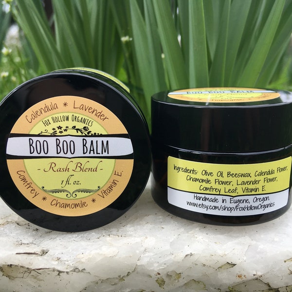 Boo Boo Balm - Herbal Salve for cuts, rashes, burns, bug bites & so much more!