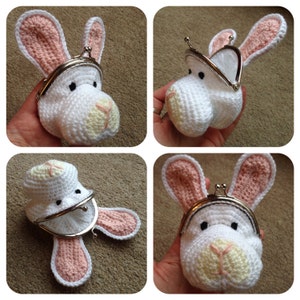 Rabbit Coin Purse Crochet Pattern