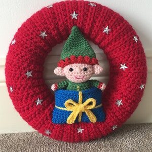 Elf in a Present Sleeping Bag Crochet Pattern