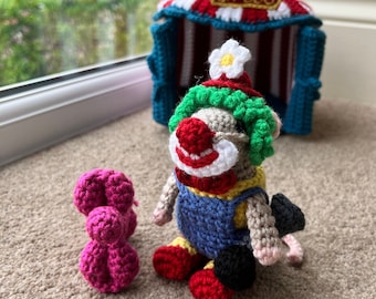 Circus Mouse Crochet Pattern