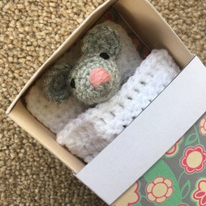 Matchbox Girl Mouse Crochet Pattern