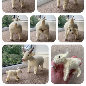 Goat with Kid Crochet Pattern