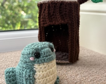 Frosch & Blockhaus Häkelanleitung