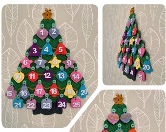 Christmas Tree Advent Calendar Crochet Pattern