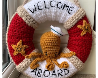 Nautical Octopus Wreath Crochet Pattern