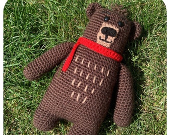 Simple Boris Bear Beginner Crochet Pattern