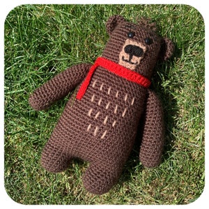 Simple Boris Bear Beginner Crochet Pattern