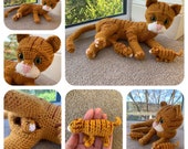 Cat with Kittens Crochet Pattern