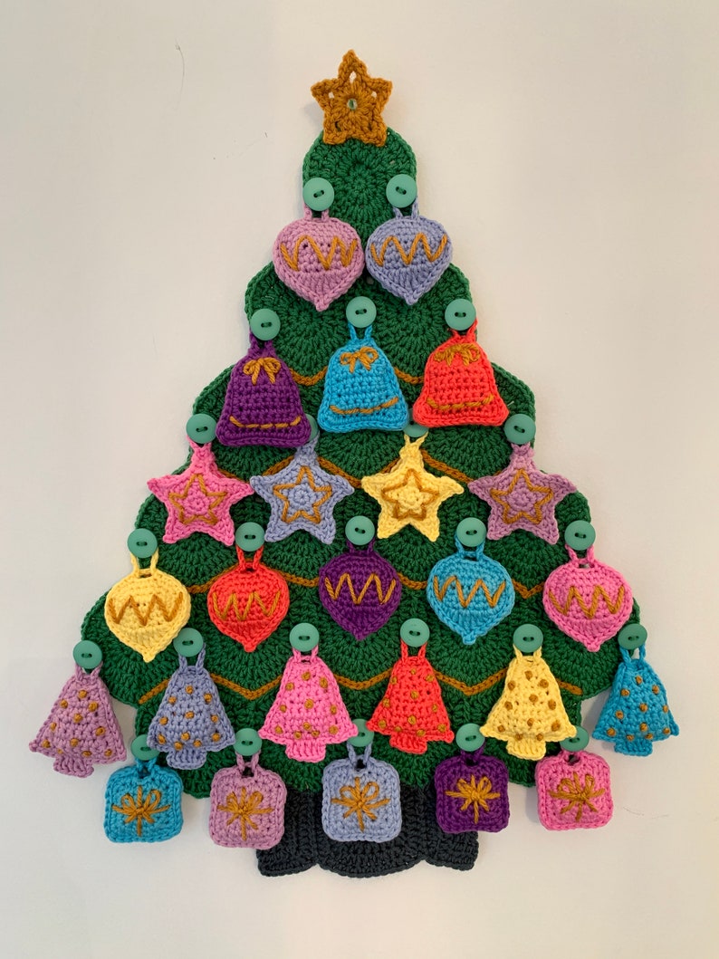 Christmas Tree Advent Calendar Crochet Pattern image 9