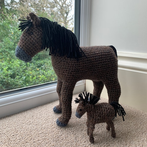 Crochet Pattern Horse Piem Etsy