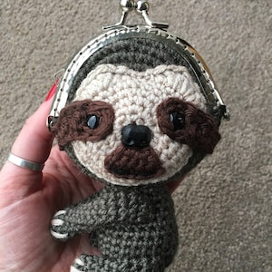 Sloth Coin Purse Crochet Pattern