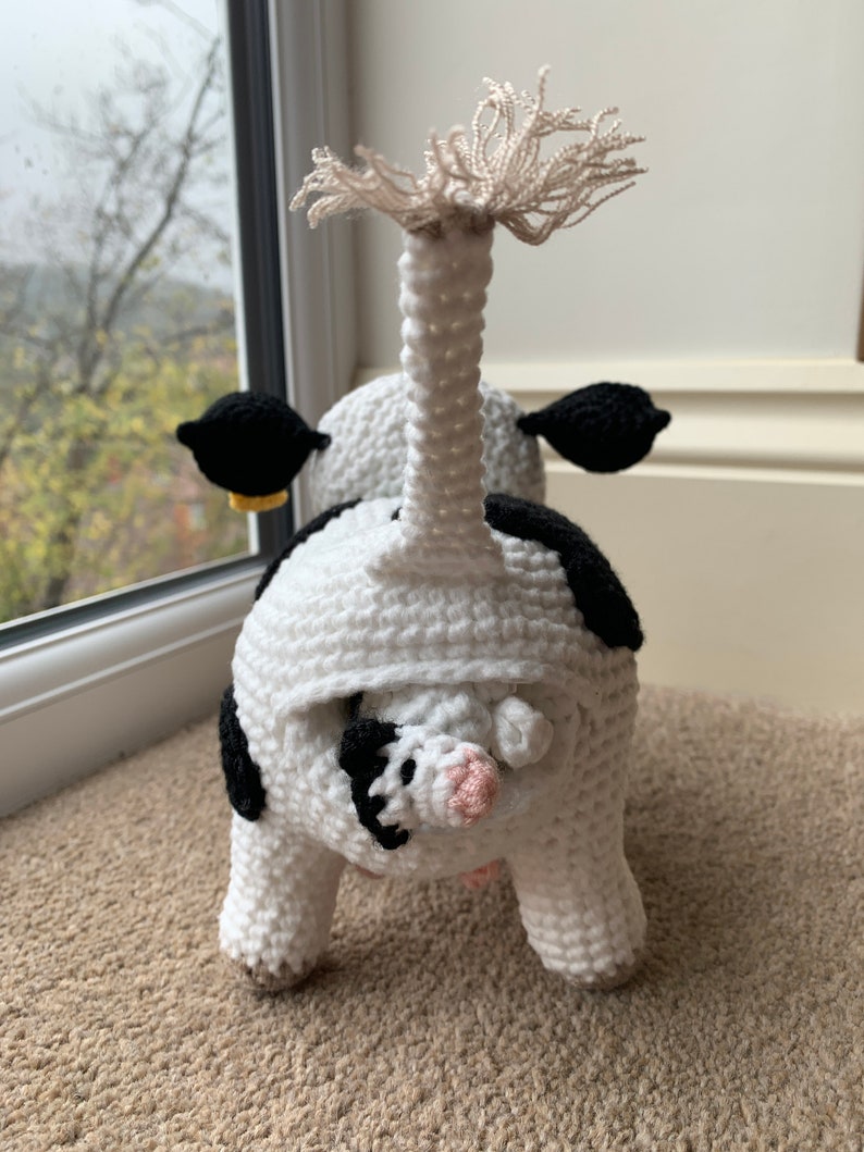 Cow With Calf Crochet Pattern Etsy