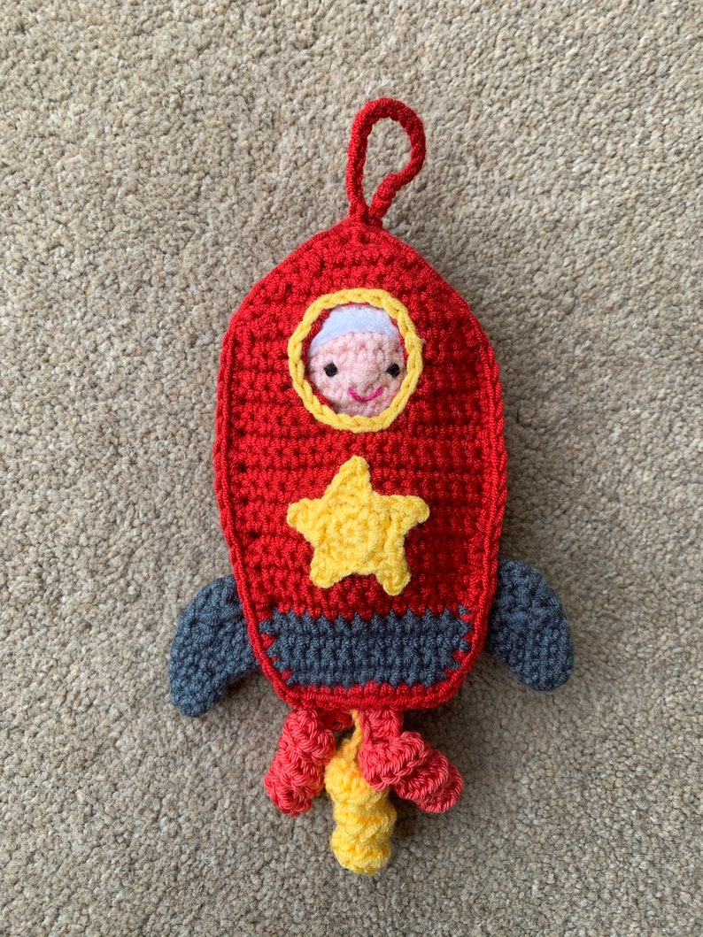 Rocket Pocket Pal Crochet Pattern image 7