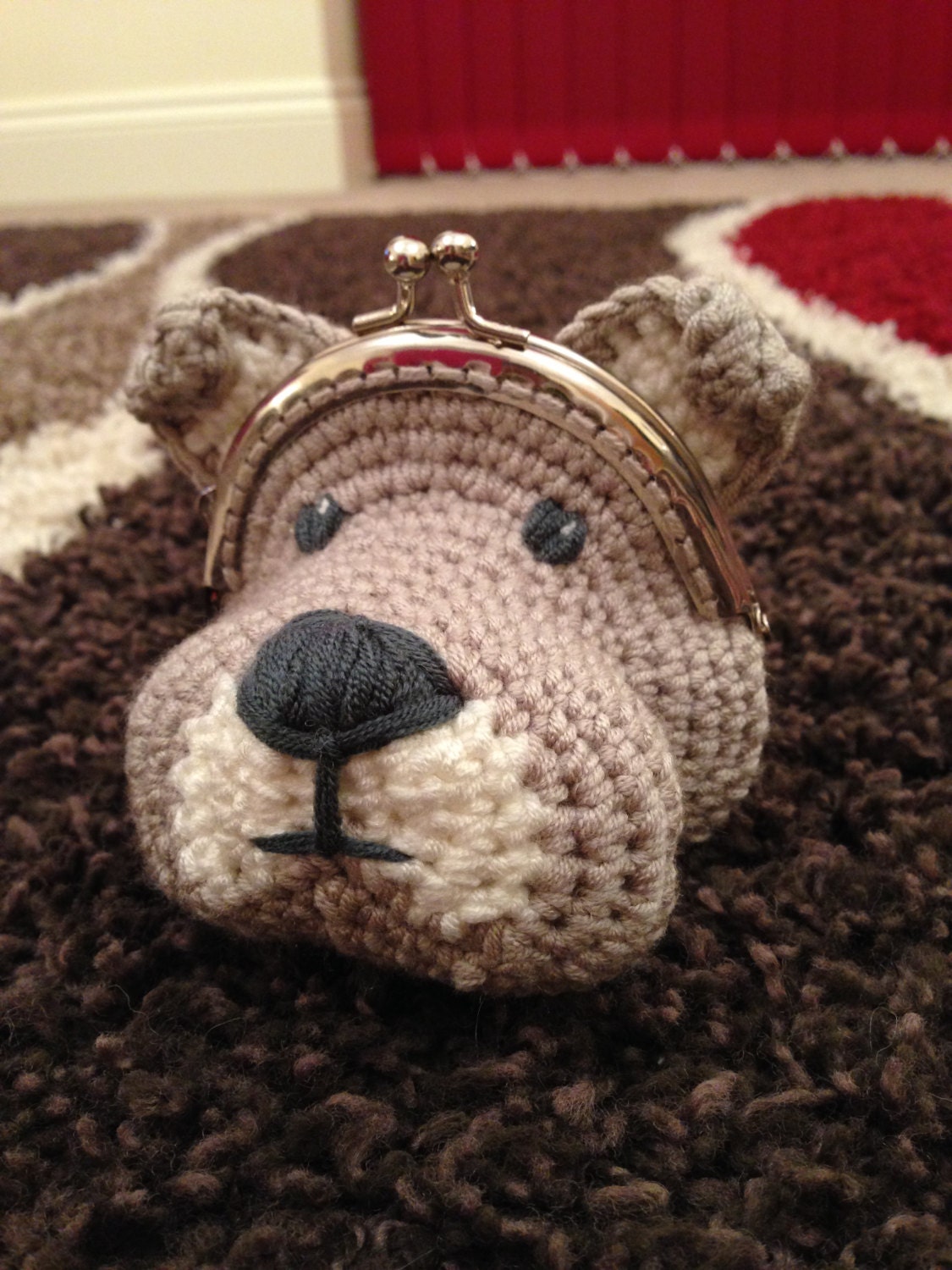 犬の小銭入れのかぎ針編みパターン - Etsy 日本