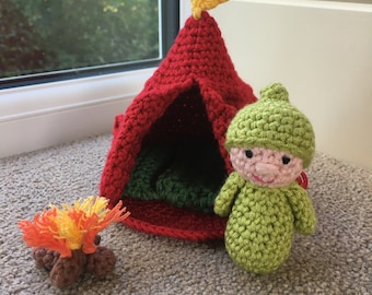 Camping Pocket Pal Crochet Pattern