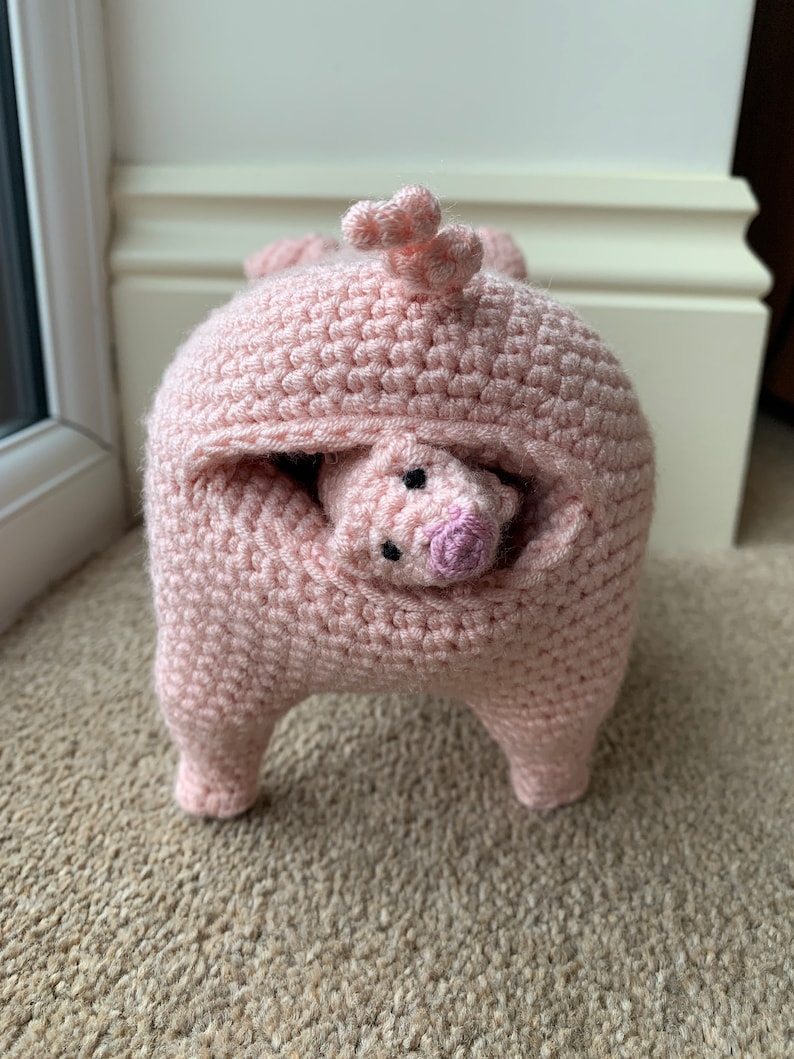 Pig With Piglets Crochet Pattern Etsy