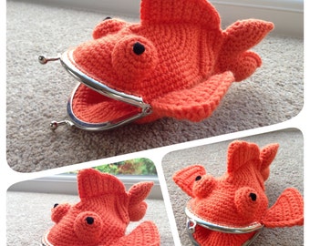 Goldfish Coin Purse Crochet Pattern