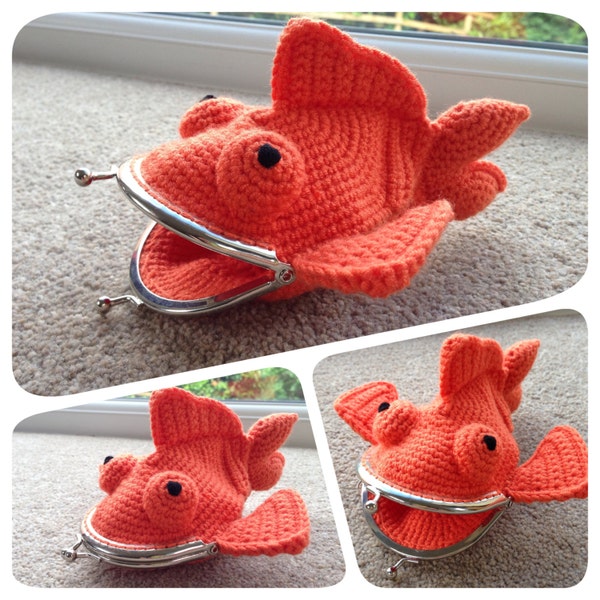 Goldfish Coin Purse Crochet Pattern