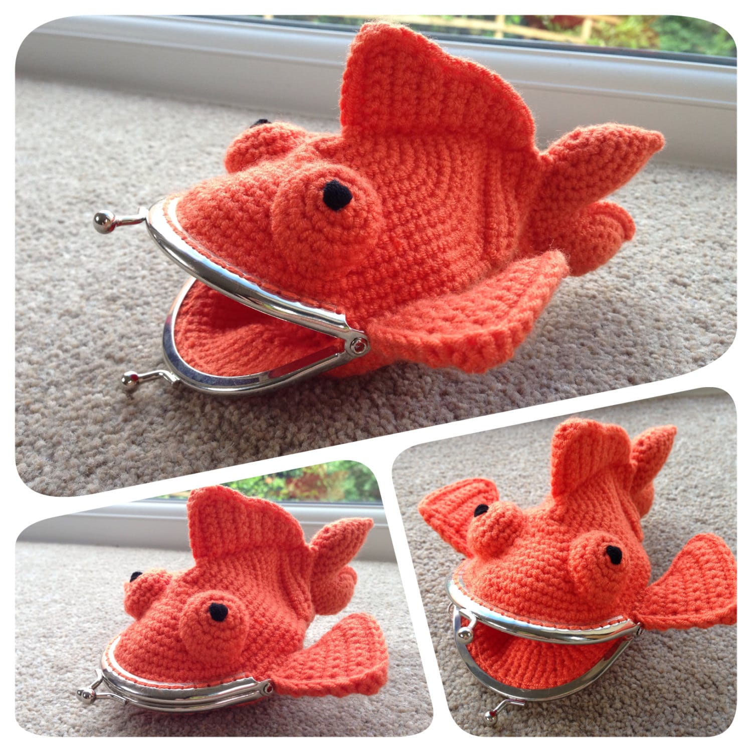 Fish coin best sale purse