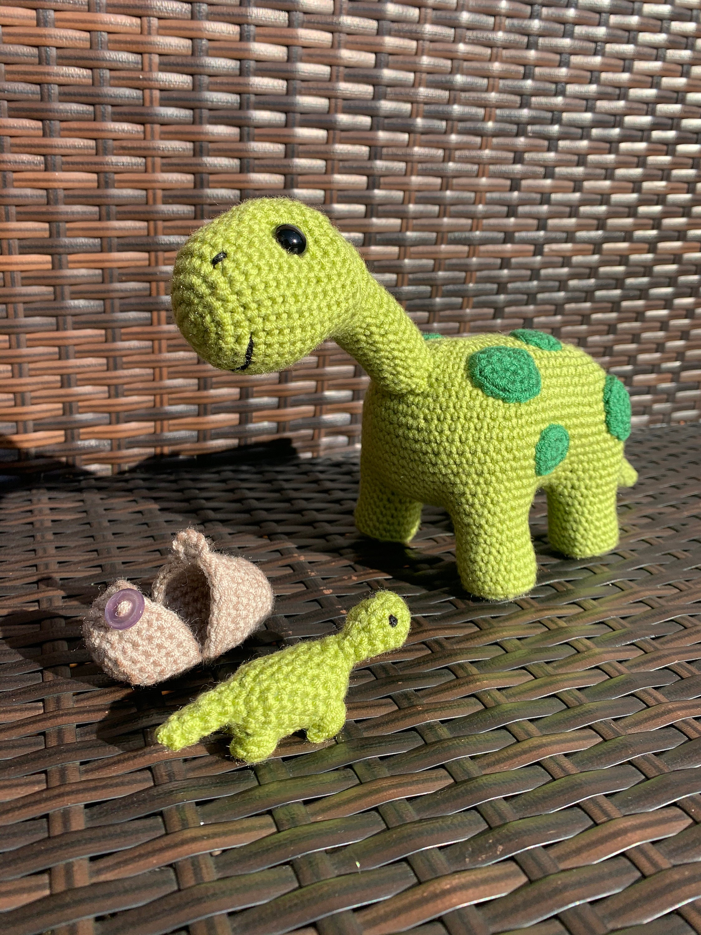 Dinosaur with Hatching Baby Crochet Pattern - Etsy México Dinosaur with Hatching Baby Crochet Pattern - Etsy México