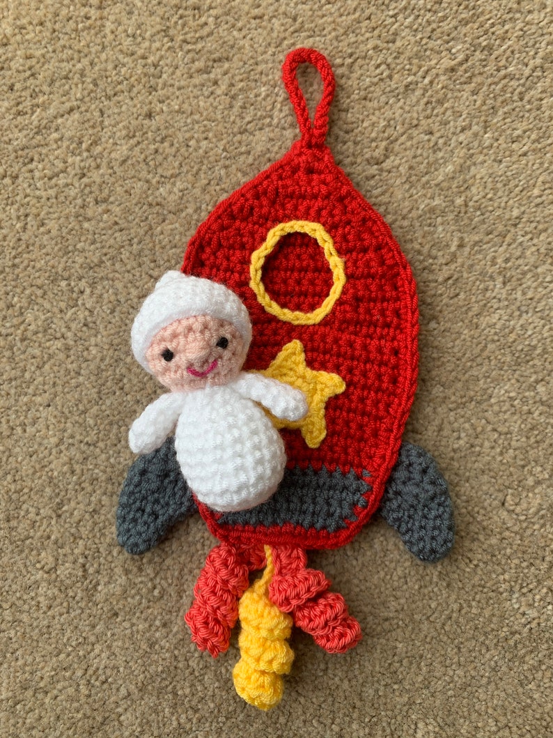 Rocket Pocket Pal Crochet Pattern image 5