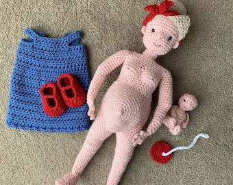 Birthing Mother & Baby Crochet Pattern