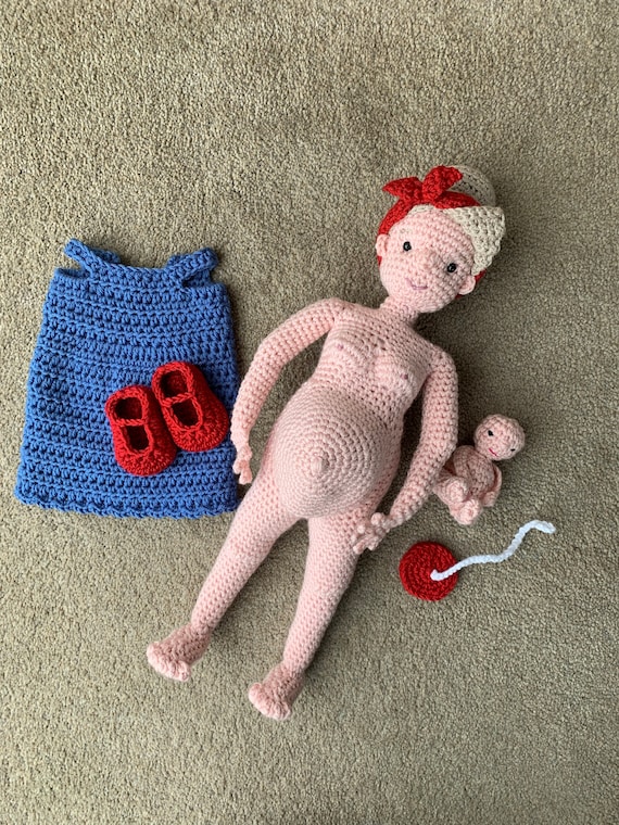 Birthing Mother & Baby Crochet Pattern 