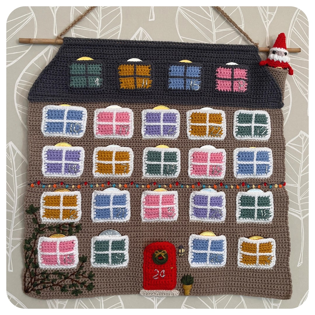 House Advent Calendar Crochet Pattern - Etsy