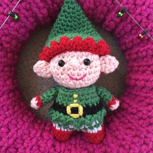 Elf in a Present Sleeping Bag Crochet Pattern image 9