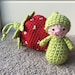 Strawberry Pocket Pal Crochet Pattern - Etsy