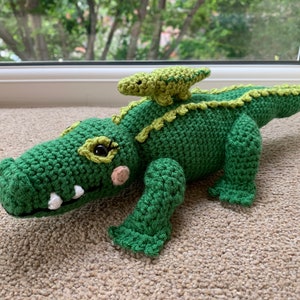 Crocodile with Hatching Baby Crochet Pattern image 6