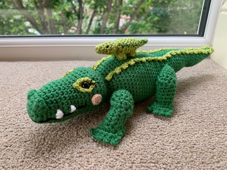 Crocodile with Hatching Baby Crochet Pattern image 6