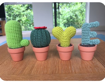 LOVE Cacti Set Crochet Pattern