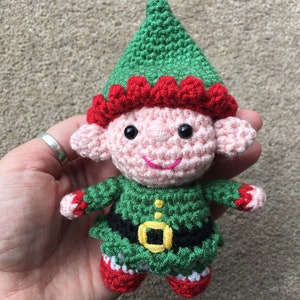 Elf in a Present Sleeping Bag Crochet Pattern image 3