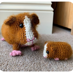 Guinea Pig with Baby Crochet Pattern image 10