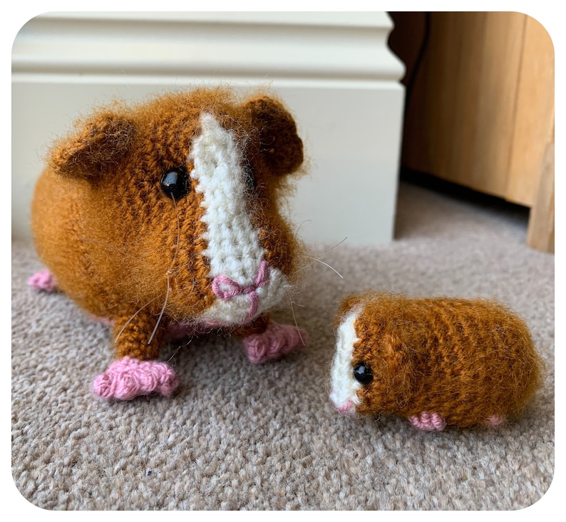 Guinea Pig with Baby Crochet Pattern image 10