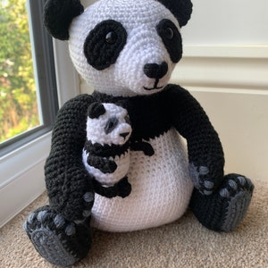 Panda with Cub Crochet Pattern image 8