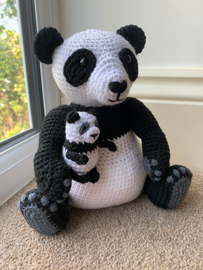 Panda with Cub Crochet Pattern image 8