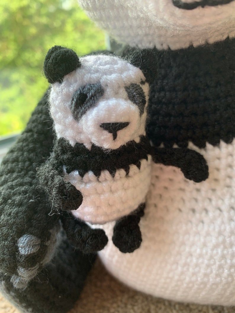 Panda with Cub Crochet Pattern image 9