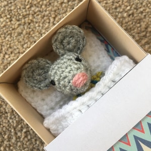Matchbox Boy Mouse Crochet Pattern
