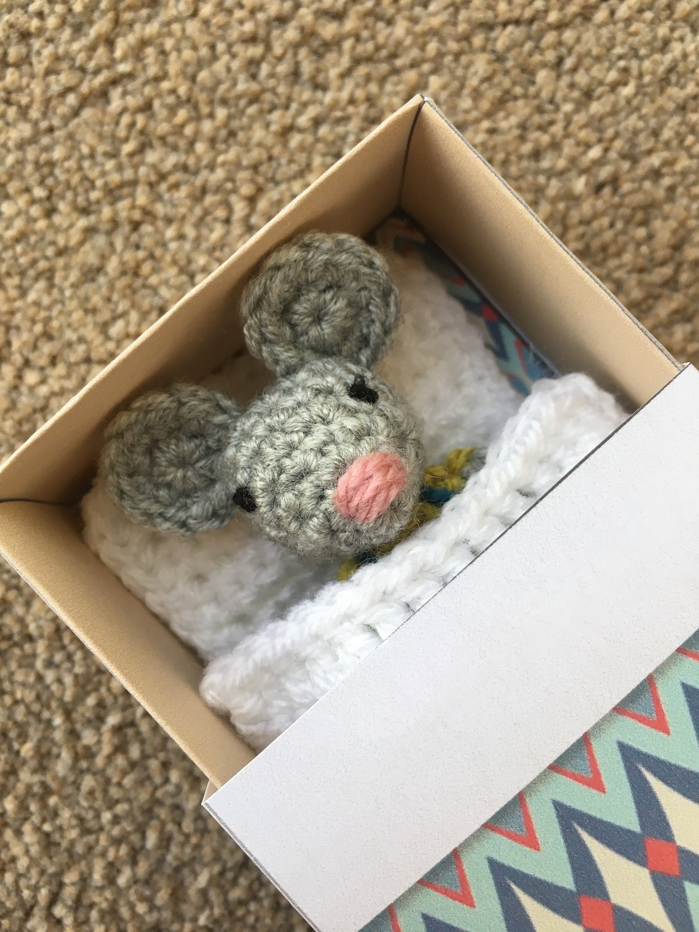 Matchbox Boy Mouse Crochet Pattern Etsy
