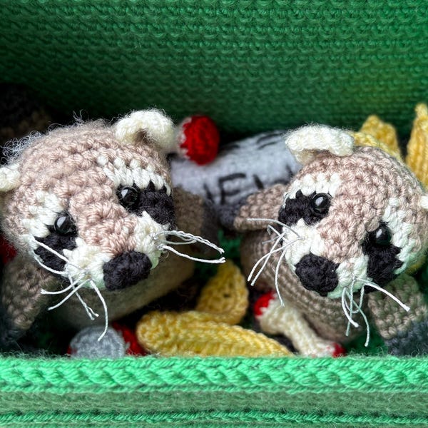 Dumpster Waschbär Häkelanleitung