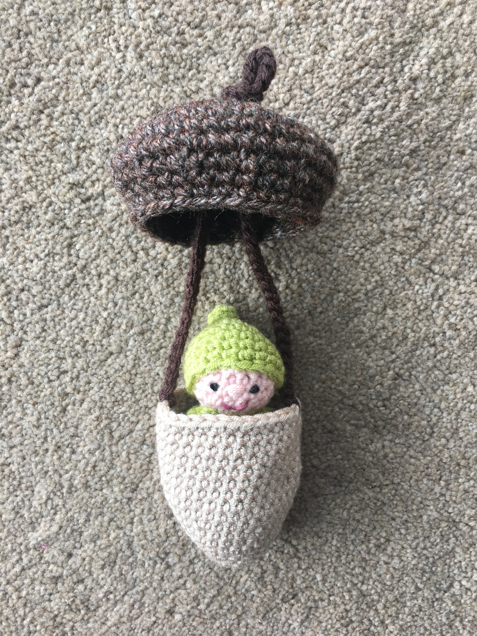 Acorn Pocket Pal Crochet Pattern - Etsy