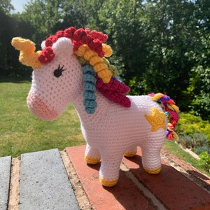 Unicorn with Hatching Baby Crochet Pattern image 2