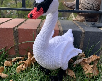 孵化した白鳥と白鳥の雛のかぎ針編みパターン - Etsy 日本