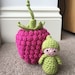 Raspberry Pocket Pal Crochet Pattern - Etsy